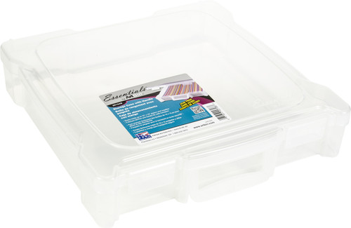ArtBin Essentials Box W/Handle-12"X12" Translucent -6913AB