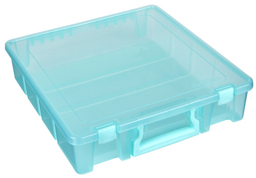 ArtBin Super Satchel Single Compartment-15.25"X14"X3.5" Aqua Mist 6955AA