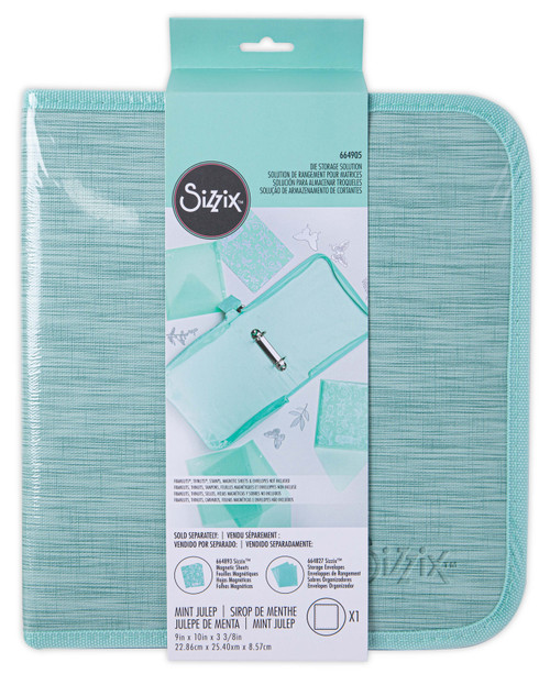Sizzix Framelits & Thinlits Die Storage Solution-Mint Julep - 664905 - 630454266068 Sizzix Framelits & Thinlits Die Storage Solution-Mint Julep - 664905 - 630454266068
