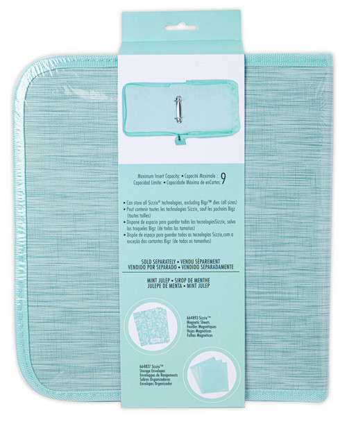 Sizzix Framelits & Thinlits Die Storage Solution-Mint Julep - 664905 Sizzix Framelits & Thinlits Die Storage Solution-Mint Julep - 664905