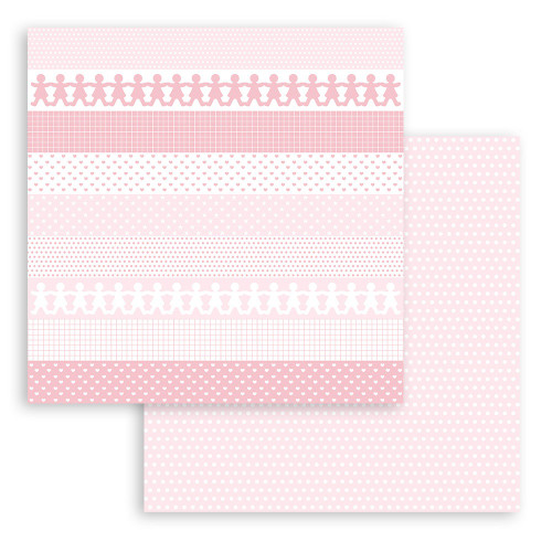 Stamperia Backgrounds Double-Sided Paper Pad 8"X8" 10/Pkg-Baby Dream Pink, Day Dream -SBBS58