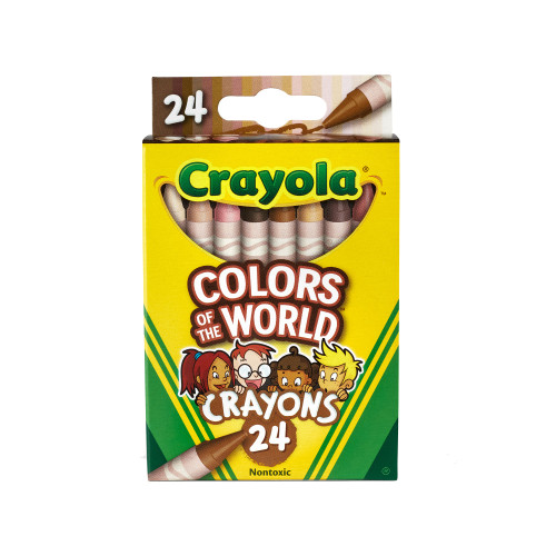 Crayola Colors Of The World Crayons 24/Pkg-520108 - 071662201081