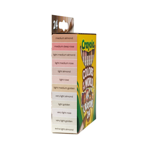 Crayola Colors Of The World Crayons 24/Pkg520108