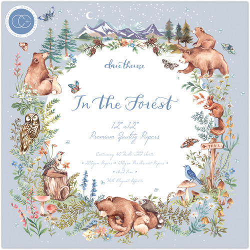 Craft Consortium Double-Sided Paper Pad 12"X12" 40/Pkg-In The Forest - PAD031 - 50609219300345060921930034