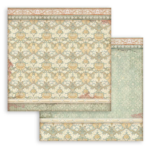 Stamperia Backgrounds Double-Sided Paper Pad 12"X12" 10/Pkg-Casa Granada SBBL108