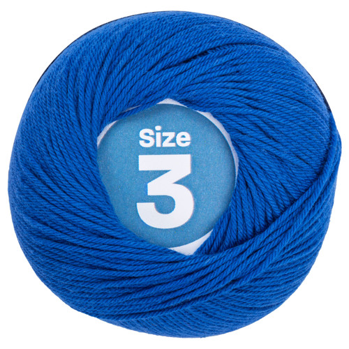 Aunt Lydia's Baby Shower Crochet Thread Size 3-Crayon Blue 173-4160