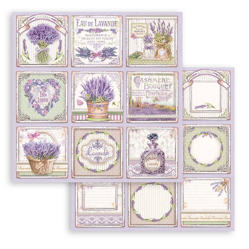 Stamperia Double-Sided Paper Pad 12"X12" 10/Pkg-Provence, 10 Designs/1 Each SBBL105