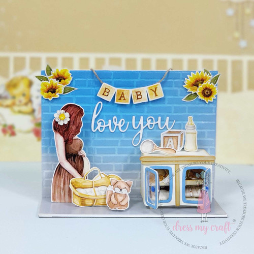 Dress My Craft Embossing Folder 4.25"X5.75"-Brick Wall DMCE2258