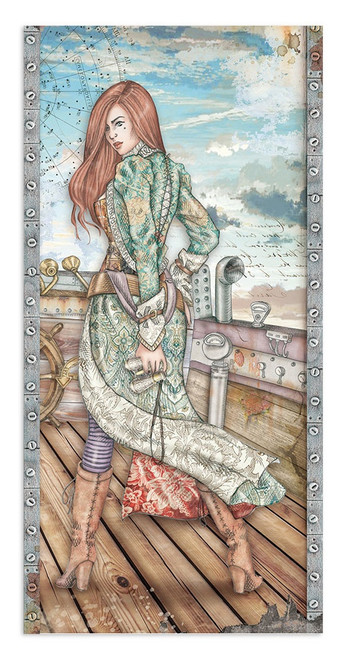 Stamperia Collectables Double-Sided Paper 6"X12" 10/Pkg-Lady Vagabond Lifestyle, 10 Designs/1 Ea - SBBV14 Stamperia Collectables Double-Sided Paper 6"X12" 10/Pkg-Lady Vagabond Lifestyle, 10 Designs/1 Ea - SBBV14