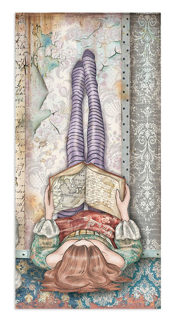 Stamperia Collectables Double-Sided Paper 6"X12" 10/Pkg-Lady Vagabond Lifestyle, 10 Designs/1 Ea - SBBV14 Stamperia Collectables Double-Sided Paper 6"X12" 10/Pkg-Lady Vagabond Lifestyle, 10 Designs/1 Ea - SBBV14