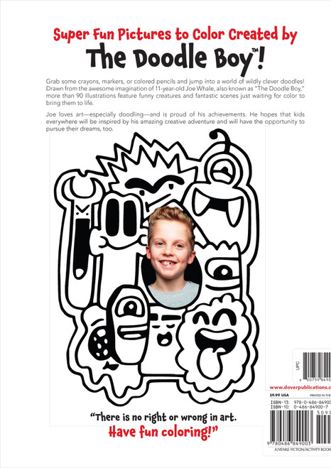 The Official Doodle Boy(TM) Coloring BookB6849003