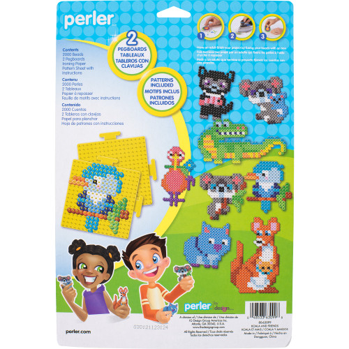 2 Pack - Perler Fused Bead Kit-Wild Animals - 8063099 2 Pack - Perler Fused Bead Kit-Wild Animals - 8063099