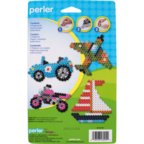 3 Pack Perler Fun Fusion Pegboards 4/Pkg-Journeys 8026094