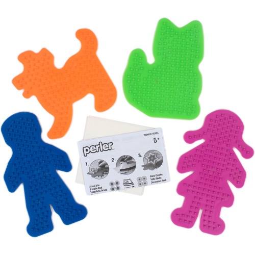 3 Pack Perler Fun Fusion Pegboards 4/Pkg-Family 8026091