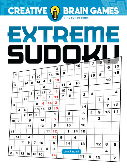 3 Pack Creative Brain Games Extreme SudokuB6849102 - 97804868491029780486849102