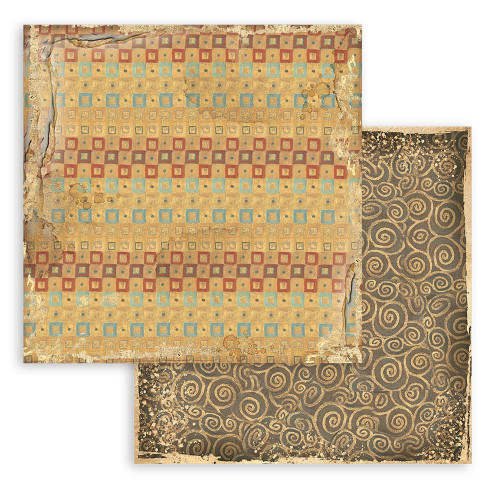 Stamperia Backgrounds Double-Sided Paper Pad 12"X12" 10/Pkg-Klimt - SBBL101