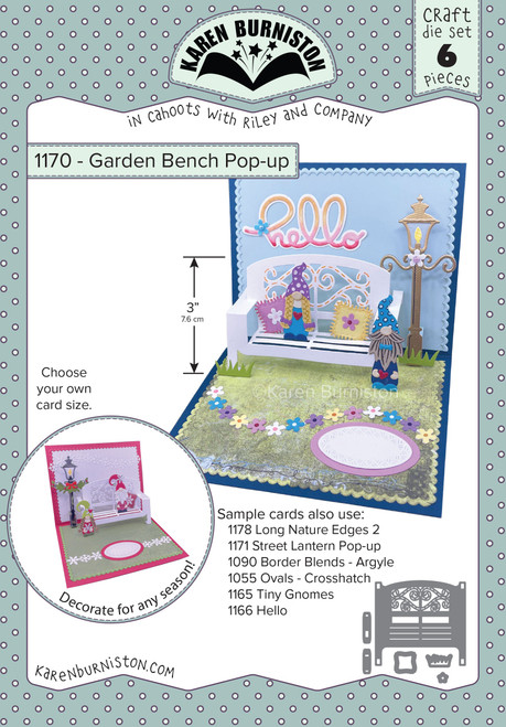 Karen Burniston Dies-Garden Bench Pop-Up - KBR1170