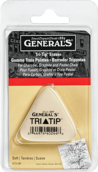 5 Pack - General's Tri-Tip Eraser- - GPT24BP - 044974024129