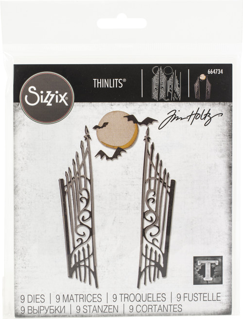 Sizzix Thinlits Dies By Tim Holtz 9/Pkg-Gate Keeper -664734 - 630454264644