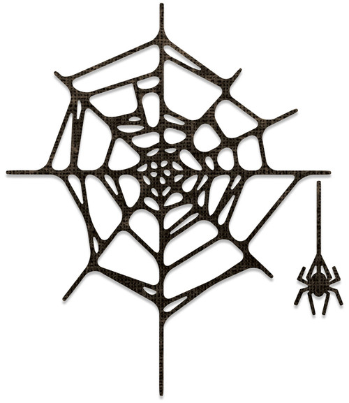 Sizzix Thinlits Dies By Tim Holtz 2/Pkg-Spider Web 664747