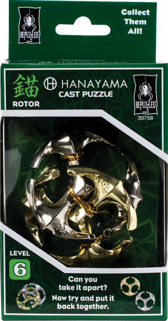 BePuzzled Hanayama Cast Puzzle-Rotor Level 6 CASTPUZZ-30758 - 023332307586