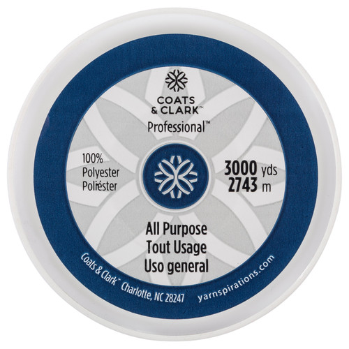 Coats Professional All Purpose Thread 3000yd-White - 6930-0100 Coats Professional All Purpose Thread 3000yd-White - 6930-0100