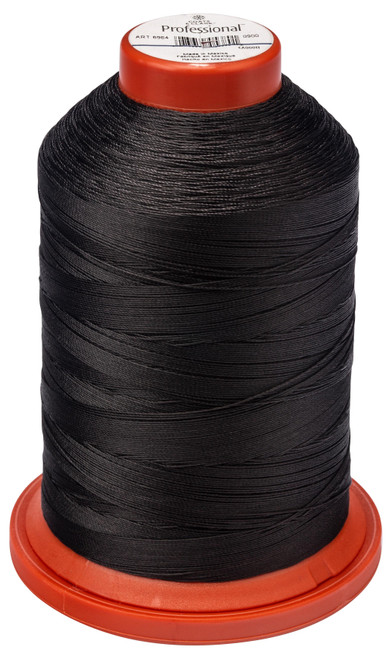 Coats Professional Upholstery Thread 1500yd-Black - 6964-0900