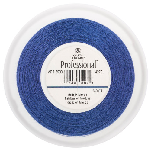 Coats Professional All Purpose Thread 3000yd-Monaco Blue 6930-4270