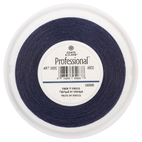 Coats Professional All Purpose Thread 3000yd-Navy 6930-4900