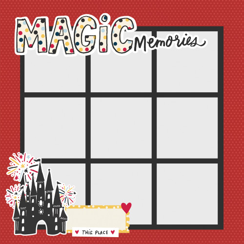 Simple Stories Simple Pages Page Template-(1) 9-3"X3" - SPT15967 Simple Stories Simple Pages Page Template-(1) 9-3"X3" - SPT15967