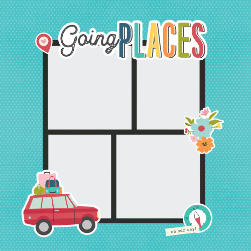 Simple Stories Simple Pages Page Template-(1) 2-4"X4" & 2-3"X4" - SPT15969 Simple Stories Simple Pages Page Template-(1) 2-4"X4" & 2-3"X4" - SPT15969