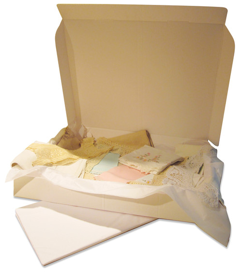PROP-IT Acid-Free Museum Quality Storage for Textiles 2/Pkg-Large 6"X18"X30" - 1401