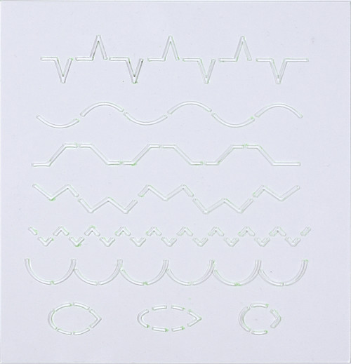 Creative Impressions Embroidery Shape Template Set-5/Pkg - KSS301 Creative Impressions Embroidery Shape Template Set-5/Pkg - KSS301