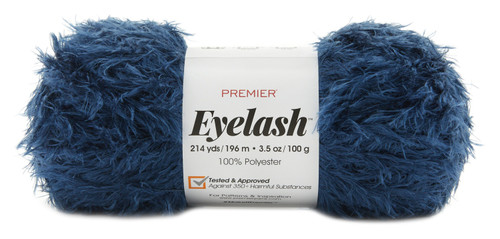 Premier Eyelash Yarn-Navy 2073-07 - 840166817209