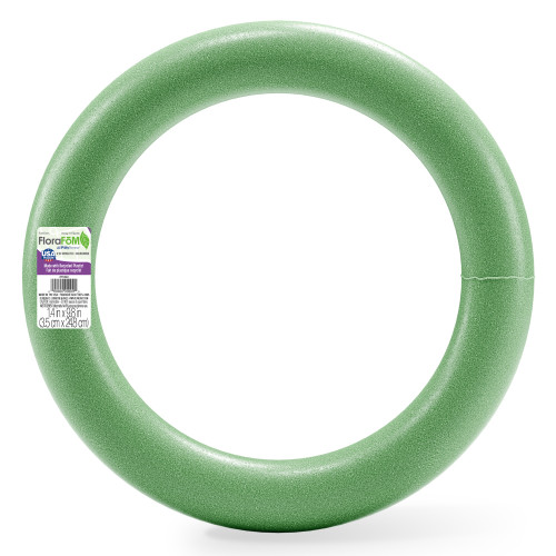 FloraCraft FloraFoM Extruded Wreath Bulk Pack-9.8"X1.4" - XT10G - 046501940339