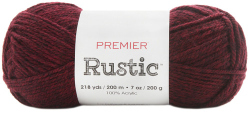 Premier Rustic Yarn-Deep Red 2015-11 - 840166804742