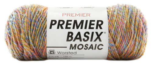 Premier Basix Mosaic Yarn-Cuddle - 2080-03 - 840166818497 Premier Basix Mosaic Yarn-Cuddle - 2080-03 - 840166818497