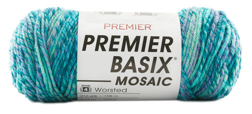 Premier Basix Mosaic Yarn-Sea 2080-05 - 840166818510