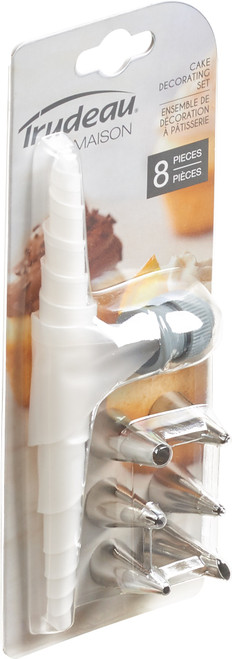 Trudeau Cake Decorating Set 8/Pkg-White 05115112 - 063562646710