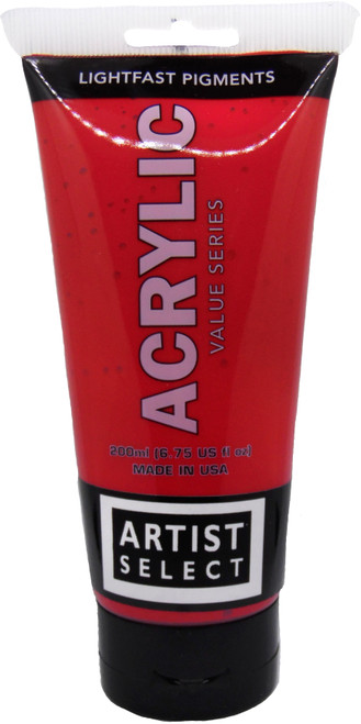 3 Pack Artist Select Acrylic Paint 200ml-Cadmium Red Medium Hue 1090117-57 - 853399009136