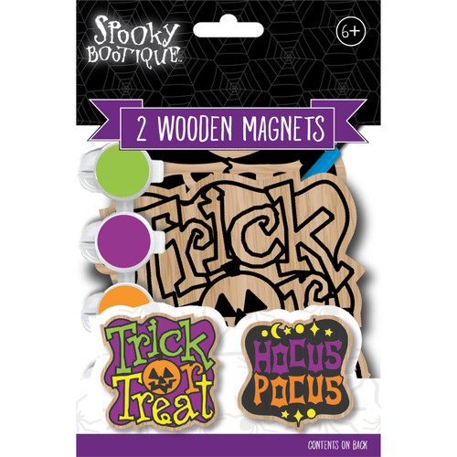 3 Pack Colorbok Kids Wood Magnets 2/Pkg-Words -34016098 - 718813185042