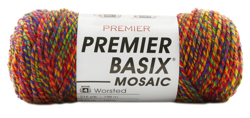 3 Pack - Premier Basix Mosaic Yarn-Prism - 2080-01 - 840166818473 3 Pack - Premier Basix Mosaic Yarn-Prism - 2080-01 - 840166818473