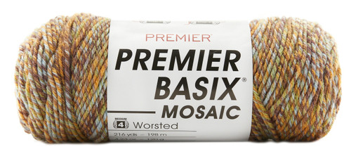 3 Pack - Premier Basix Mosaic Yarn-Grapevine - 2080-04 - 840166818503