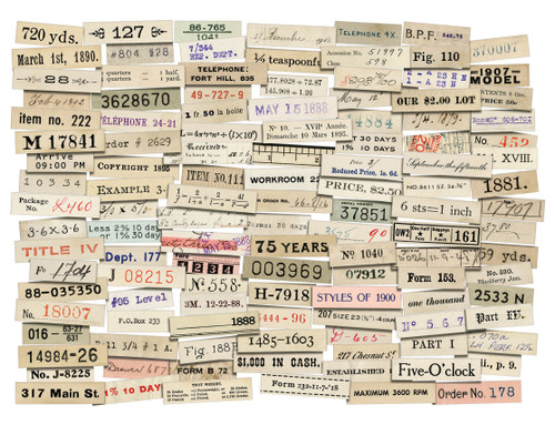 2 Pack - Idea-Ology Ephemera Snippets 119/Pkg-Number Strips - TH94222