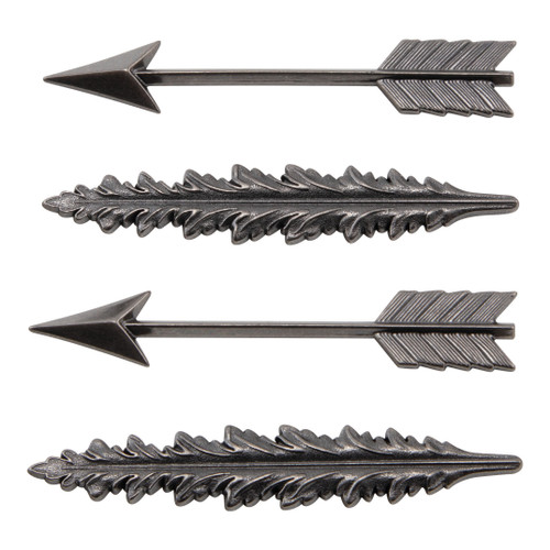 2 Pack - Idea-Ology Metal Adornments 4/Pkg-Quill & Arrow - TH94220