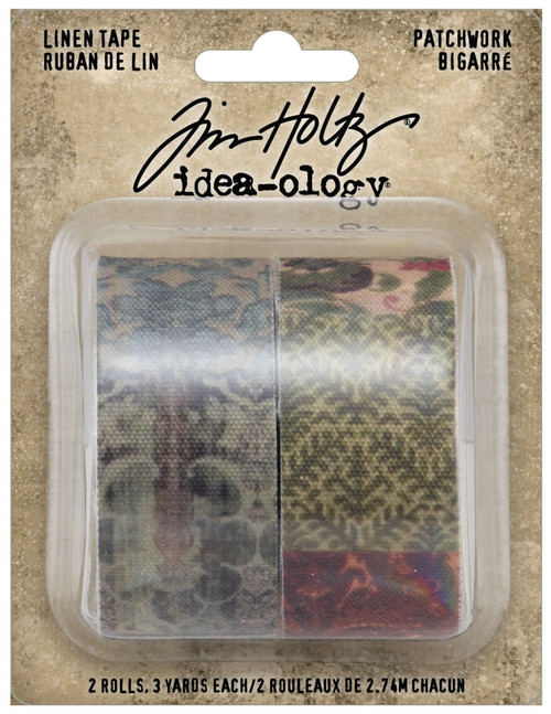 2 Pack - Idea-Ology Linen Tape 1"X3yd 2/Pkg-Patchwork - TH94230 - 040861942309