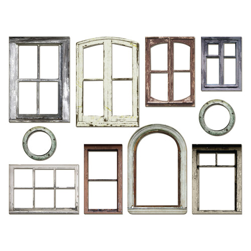 2 Pack - Idea-Ology Baseboard Frames 10/Pkg-Window - TH94248