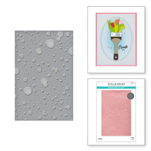 Spellbinders Embossing Folder-Celebrate You Splatter SES035