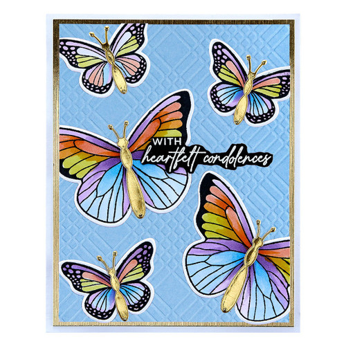 Spellbinders Embossing Folder-Celebrate You Diamond Plaid SES036