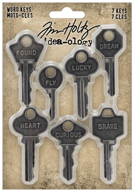 Idea-Ology Metal Word Keys 7/Pkg-TH94245 - 040861942453